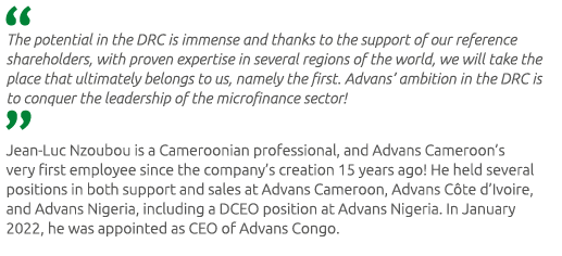  The potential in the DRC is immense and thanks to the support of our reference shareholders, with proven expertise i...