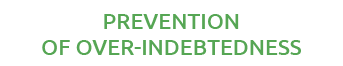 Prevention of over-indebtedness