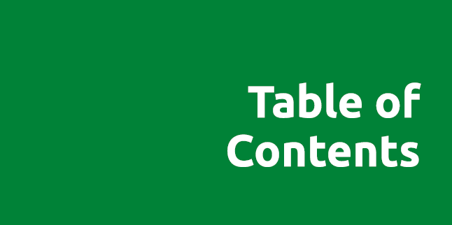 Table of Contents
