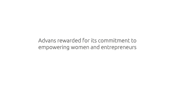 Advans rewarded for its commitment to empowering women and entrepreneurs