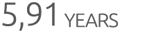 5,91 years