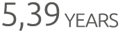 5,39 years