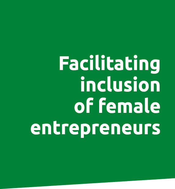 Facilitating inclusion of female entrepreneurs