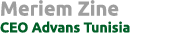 Meriem Zine CEO Advans Tunisia