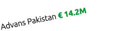 Advans Pakistan € 14.2M