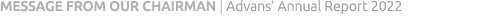 Message from our Chairman | Advans’ Annual Report 2022 